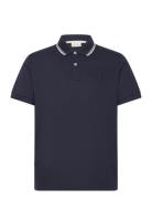 Contrast Tipping Ss Pique Polo Blue GANT