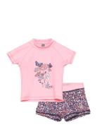 Baby T-Shirt Set S/S Pink Color Kids