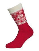 Winter Alpaca 1-Pack Red Alpacasocks&Co