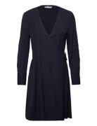 Seal Aop F&F Knee Dress Navy Tommy Hilfiger