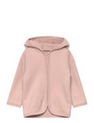 Jacket Ears Cotton Fleece Pink Huttelihut