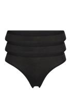 Brief 3 Pack Thong Reg Carin Black Lindex