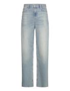 Mid-Rise Straight Jeans Blue Mango