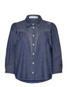 Pd-New Whitney Boheme Shirt Excl. R Blue Pieszak