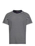 Durwin Striped Tee White Morris