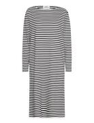 Soft Single Stripe Silas Dress Black Mads Nørgaard