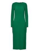 Fringe Midi Dress Green ROTATE Birger Christensen