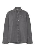 Drapy Denim Shirt Grey REMAIN Birger Christensen