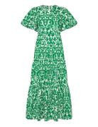 Yasgreena Ss Ankle Dress S. Patterned YAS