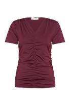 T-Shirt Burgundy Rosemunde