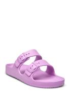 Flip Flops Buckles Purple Mango