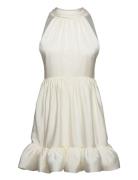 Liana Halterneck Mini Dress Cream Malina