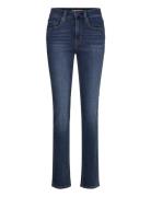 724 High Rise Straight Shine O Blue LEVI´S Women