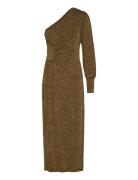 Odagz P Shoulder Dress Khaki Gestuz