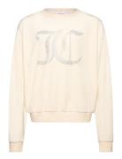 Diamante Velour Crew Cream Juicy Couture