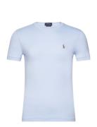 Custom Slim Fit Soft Cotton T-Shirt Blue Polo Ralph Lauren