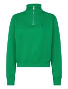 Fleece Half-Zip Pullover Green Polo Ralph Lauren