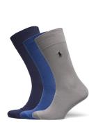 Cotton-Blend Trouser Sock 3-Pack Grey Polo Ralph Lauren Underwear