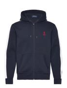 Double-Knit Mesh Full-Zip Hoodie Navy Polo Ralph Lauren