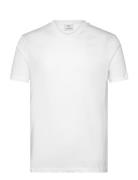 Slim-Fit Cotton V-Neck T-Shirt White Mango