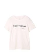 T-Shirt Logo Print White Tom Tailor