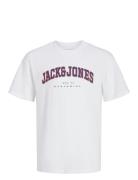 Jjecaleb Varsity Tee Ss O-Neck Noos Jnr White Jack & J S