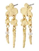 Zhuri Recycled Earrings Gold Pilgrim