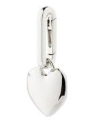 Charm Recycled Heart Pendant Silver Pilgrim