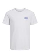 Jjstyd Chest Brand Tee Ss Ln Jnr White Jack & J S