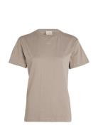 Nano Logo Regular T-Shirt Beige Calvin Klein