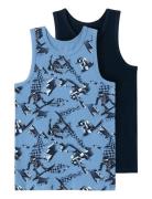 Nkmtank Top 2P Snowboard Noos Blue Name It