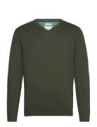 Basic V-Neck Knit Green Tom Tailor