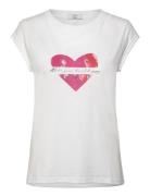 Cc Heart Happy T-Shirt White Coster Copenhagen