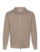 Slhemanuel Soft Full Zip Sweat Noos Beige Selected Homme