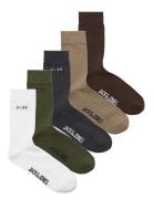 Jaccore Socks 5 Pack Khaki Jack & J S