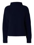 Slfselma Ls Knit Pullover Noos Navy Selected Femme