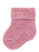 Nbfolli Terry Fluffy Sock Pink Name It