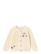 Nmfemlen Emb Ls Knit Card Lil Cream Lil'Atelier