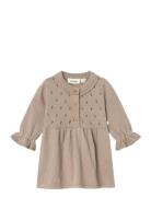 Nbfnimi Ls Knit Dress Lil Beige Lil'Atelier