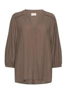 Fqlaguna-Blouse Brown FREE/QUENT