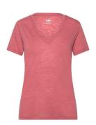 V Neck Tee Pink Lee Jeans