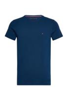 Stretch Slim Fit Tee Blue Tommy Hilfiger