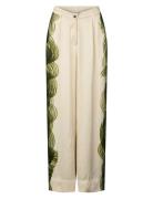 Swirl Pleat Wide Pant - Briana Cream Rabens Sal R