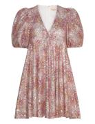 Sequins V-Neck Dress Pink By Ti Mo