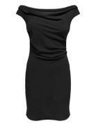 Onlmette Offsholder Dress Wvn Black ONLY