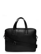 Line Quilt Pu Laptop Bag Black Calvin Klein