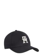 Th Imd Cotton 6 Panel Cap Black Tommy Hilfiger