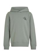 Small Monogram Hoodie Green Calvin Klein