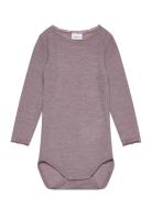 Nmfwang Wool Needle Ls Body Solid Noos Purple Name It