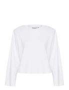 Samigz Ls Tee White Gestuz